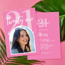Search for photo 21st birthday invitations Simple