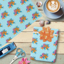 Search for koi wrapping paper Blue