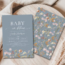Search for dusty blue baby shower invitations For her