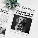 Search for funny pregnancy announcement cards Black and white