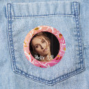 Search for 21st birthday buttons Girly