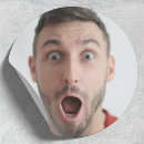 Search for selfies stickers Photo upload