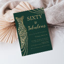 Search for emerald green and gold birthday invitations Dress