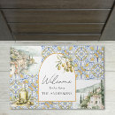 Search for blue yellow doormats Italian