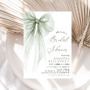 Recherche de green bridal shower invitations Arc