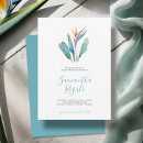 Search for bird of paradise bridal shower invitations For her