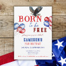 Search for red white and blue balloons invitations Usa