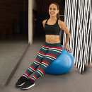 Search for horizontal lines leggings Red