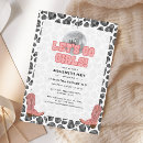 Search for pink cowgirl party invitations Last rodeo