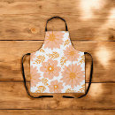 Search for retro daisy pattern aprons Boho