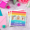 Search for rainbow napkins Fun