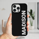 Recherche de noir blanc moderne iphone coques Élégant