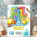 Search for waterslide party invitations Water park