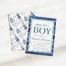 Search for nautical baby boy shower invitations Boat