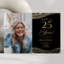 Search for 25th for her birthday invitations Cheers to 25 years