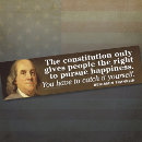 Search for franklin bumper stickers Constitution