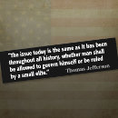Search for issues bumper stickers Quote