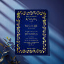 Search for gold floral border invitations Vintage