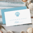 Search for beach place cards Seashell