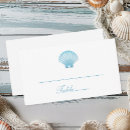 Search for beach place cards Seashell