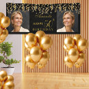 Search for black and gold birthday banners Stars