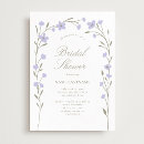 Recherche de lavender bridal shower invitations Rustique