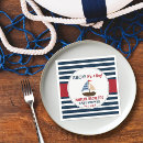 Search for navy blue and white stripes napkins Boat