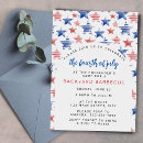 Recherche de juillet quatre invitations Fête du 4 juillet