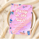 Search for patriotic seasonal invitations July