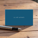 Recherche de bleu océan cartes visite Minimaliste