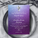 Search for purple black silver wedding invitations Couple