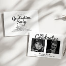 Search for 2 sided graduation invitations Modern