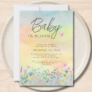 Search for yellow butterfly baby shower invitations Baby in bloom