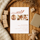 Search for gender neutral birthday invitations Wild one