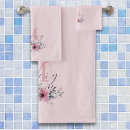 Search for botanical bath towels Watercolor floral