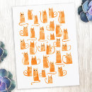 Recherche de chat orange cartes postales Chaton