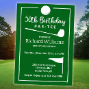 Search for golf 50th birthday invitations Sport