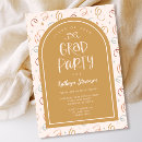 Search for bohemian graduation invitations Retro