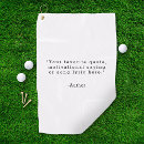 Search for quotes golf towels Motivational
