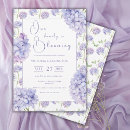 Search for purple hydrangea invitations Hydrangeas