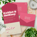 Search for retro rsvp wedding invitations Trendy