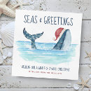 Search for whales christmas cards Nautical
