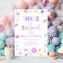 Search for lollipop birthday invitations Candy shop birthday