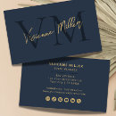 Recherche de monogram logo cartes visite Entreprise