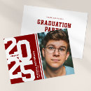 Recherche de red graduation invitations Masculin
