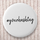 Recherche de médias badges Hashtag
