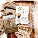 Search for love is brewing shower invitations Elegant