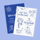 Recherche de toast invitations Bleu