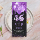 Search for vip birthday invitations Glam