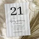 Search for striped birthday invitations Trendy